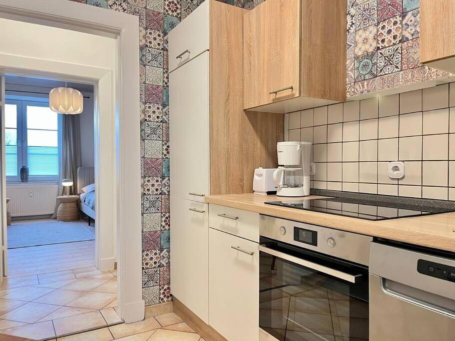 Apartment Perlmutt Mit Balkon Хузум Экстерьер фото